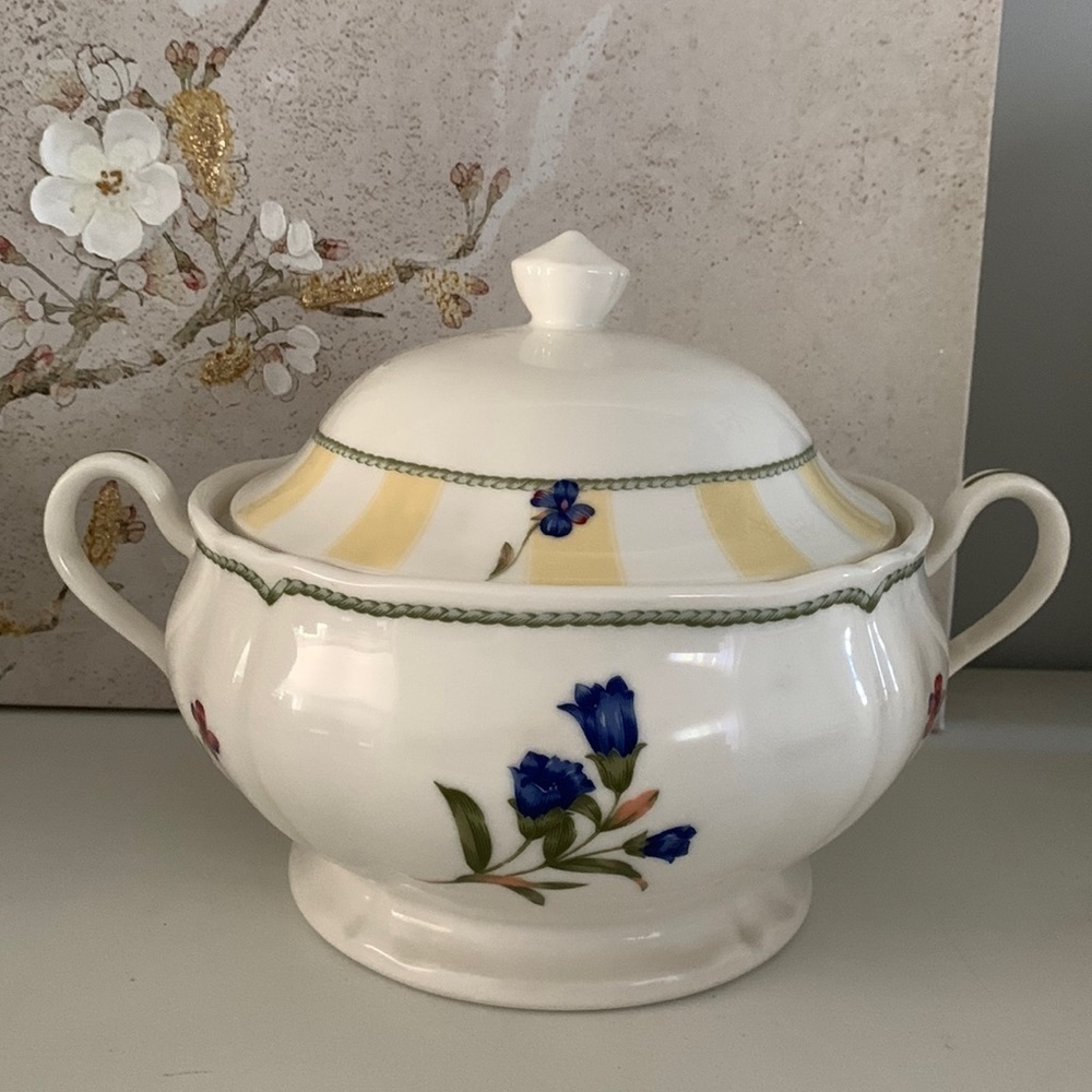 Homecraft Noritake Summer Estate Ireland 9212 Covered Vegetable Bowl & Lid 1996